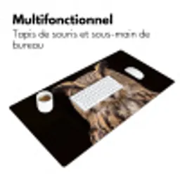 Oehoe - Uil - Portret - Bruin Muismat XXL klein -zsfeer4_frans