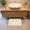 Symmetrisch - Motief - Beige Badmat klein 997 -sfeer1