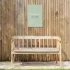 Mama's Tuin met Vlinder Tuinposter op houten frame 2 cm dik klein -sfeer4