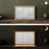 Grijs - Betonlook - Industrieel Light Box met kabel (Tafellamp) klein -sfeer3
