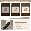Ciao bella - Rood - Wit - Minimalistisch Light Box met batterij (Wandlamp) middel -USP_dimbaarNL