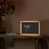 Kolibrie - Zwart - Dieren Light Box met kabel (Tafellamp) klein -sfeer4