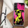 Hond - Zonnebril - Roze - Art Hoesje Samsung Galaxy S22 met koord klein -sfeer4