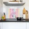 Eenhoorn - Glitters - Regenboog - Pastel Inductie beschemer met haakjes middel -sfeer2