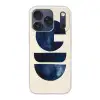 Vormen - Blauw - Abstract Telefoonhoesje iPhone 17 Pro klein -3d