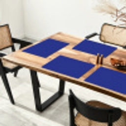 Blauw - Effen kleur - Donkerblauw Placemat vinyl groot 368 -zzsfeer4_Kitchenyeah-website