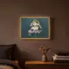 Vrouw - Roos - Quote Light Box met batterij (Wandlamp) middel -sfeer4