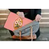 Illustratie - Bloemen - Rand - Roze laptophoes neopreen klein -tas
