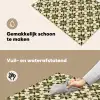 Tegel - Dessin - Groen Inductie beschemer met haakjes klein 777 -ky-schoon-nl