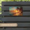 Strandzonsondergang in de Tropen tuinposter los doek klein -sfeer3