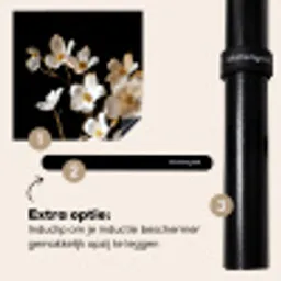 Elegantie in Ivoor en Goud Inductie beschermer vinyl 3mm middel -zzzzzzz-induclip_NL