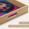 Zingende man - Glitterjas - Microfoon Dienblad Rechthoek middel -USP_HandgreepNL