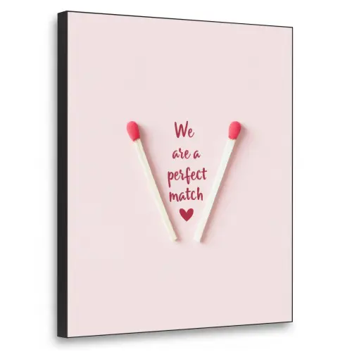 Perfect - Minimalistisch - Valentijn Textielframe - compleet frame klein -3d