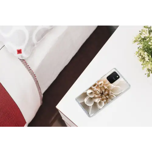 Bloemen - Wit - Natuur Telefoonhoesje Samsung Galaxy S10 Lite klein -kamerS10Lite