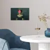 Kroon - Roze druipend verf - Portret poster papier klein -sfeer3