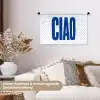 Ciao - Blauw - Stippen Wandkleed katoen klein -tsfeer1_DE
