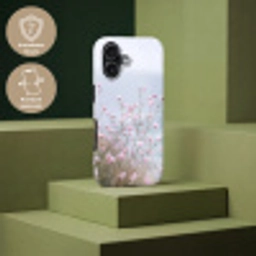 Klif - Bloemen - Zee - Roze Toughcase MagSafe Apple iPhone 17 klein -USP_PrintM_DE