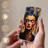Portret - Vrouw - Bloemen Telefoonhoesje iPhone 17 Pro klein -sfeer3_NL