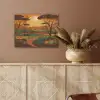 Landschap - Afrikaans - Zon PET vilt klein -sfeer4