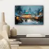 Winterkermis - Dorp - Kleurrijk canvas 2cm klein -sfeer6