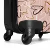 Schetsmatige Hartjesswirls NBS - Handbagage koffer - Volwassenen Unisex middel -wiel
