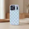 Palmboom - Modern - Blauw Telefoonhoesje iPhone 17 Pro klein 878 -sfeer2