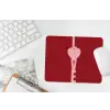 Love - Rood - Blokletters muismat rubber klein -witbureau