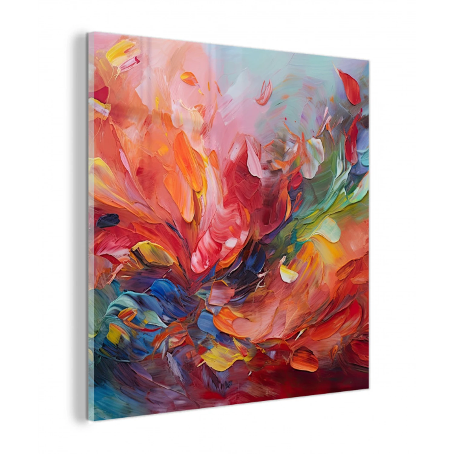 Olieverf - Kunst - Abstract - Kleurrijk plexiglas 5mm klein -z3d