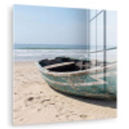 Boot - Zandstrand - Zee plexiglas 5mm klein -zzzproduct_nieuw
