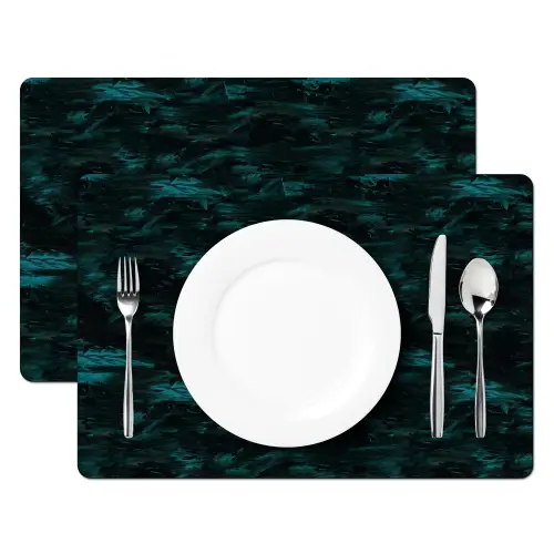 Vloeiend - Verf - Donker Placemat vinyl groot 368 -zzsfeer2_Kitchenyeah-website