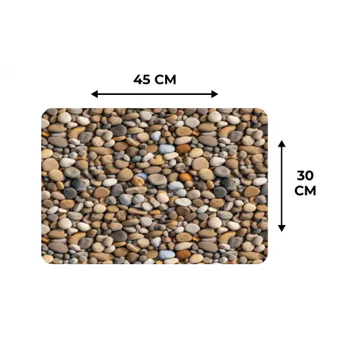 Licht - Stenen - Rust Placemat vinyl groot 368 -specs