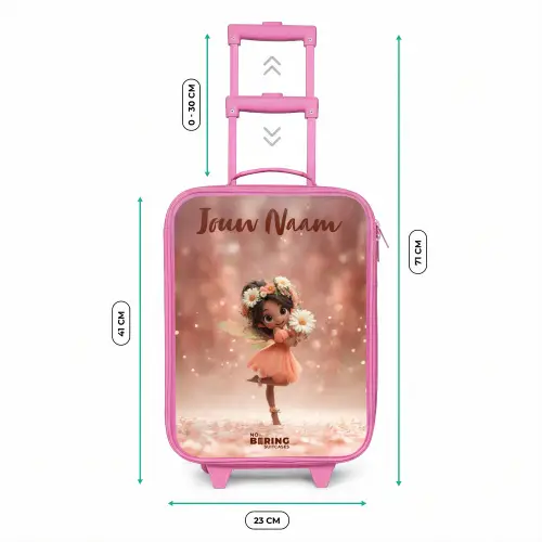 Fee met madeliefjes Kinderkoffer - Roze klein -productfoto_formaten