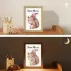 Eekhoorn - Dier - Bosdieren - Bruin Light Box met kabel (Kinderlampje) klein -sfeer3_kind