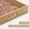 Botanisch - Bloemen - Roze Dienblad Rechthoek middel 911 -USP_HandgreepNL