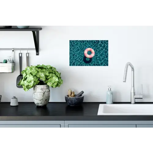 Drijvend - Zwemband - Water Muursticker klein -keuken