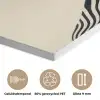 Golvend - Lijnen - Abstract - Silhouet PET vilt klein -closeup_NL