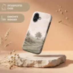 Heuvellandschap - Bomen - Natuur - Groen Toughcase MagSafe Apple iPhone 17 klein -USP_RandenV_DE