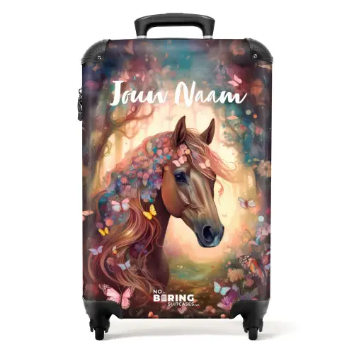 Vlindermerrie NBS - Handbagage koffer - Kinderen Unisex middel -productfoto_recht