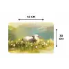 Schaap - Weide - Groen Placemat vinyl groot -specs