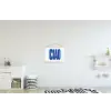 Ciao - Stippen - Roze - Wit textielposter latten blank klein -kinderkamer