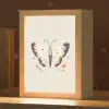 Vlinder - Minimalistisch - Pastel Light Box met kabel klein -zzz_3d_website
