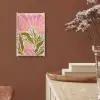 Bloemen - Bladeren - Abstract - Roze plexiglas 5mm klein -sfeer5