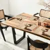 Kerst - Hert - Gewei - Rood Placemat vinyl groot -zzsfeer4_Kitchenyeah-website
