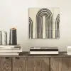 Boogvormen - Zwart - Strak plexiglas 5mm klein -sfeer1