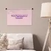 You're doing great - roze - 3D Wandkleed katoen klein -sfeer4