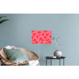 Modern - Sterren - Roze Muursticker klein 286 -plant