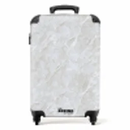 Oppervlakte - Textuur - Grijs NBS - Handbagage koffer - Volwassenen Unisex middel -productfoto_recht
