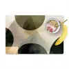Vlakken - Abstract - Beige - Cirkels Placemat vinyl groot -zzzproduct_Kitchenyeah-website