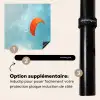 Kitesurfer - Oranje - Zee - Lucht Inductie beschermer vinyl 3mm middel -zzzzzzz-induclip_FR