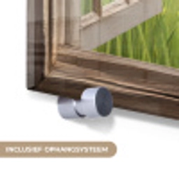 Doorkijk - Koe - Weiland - Landschap - Dieren plexiglas 5mm klein -zzsysteem_NL